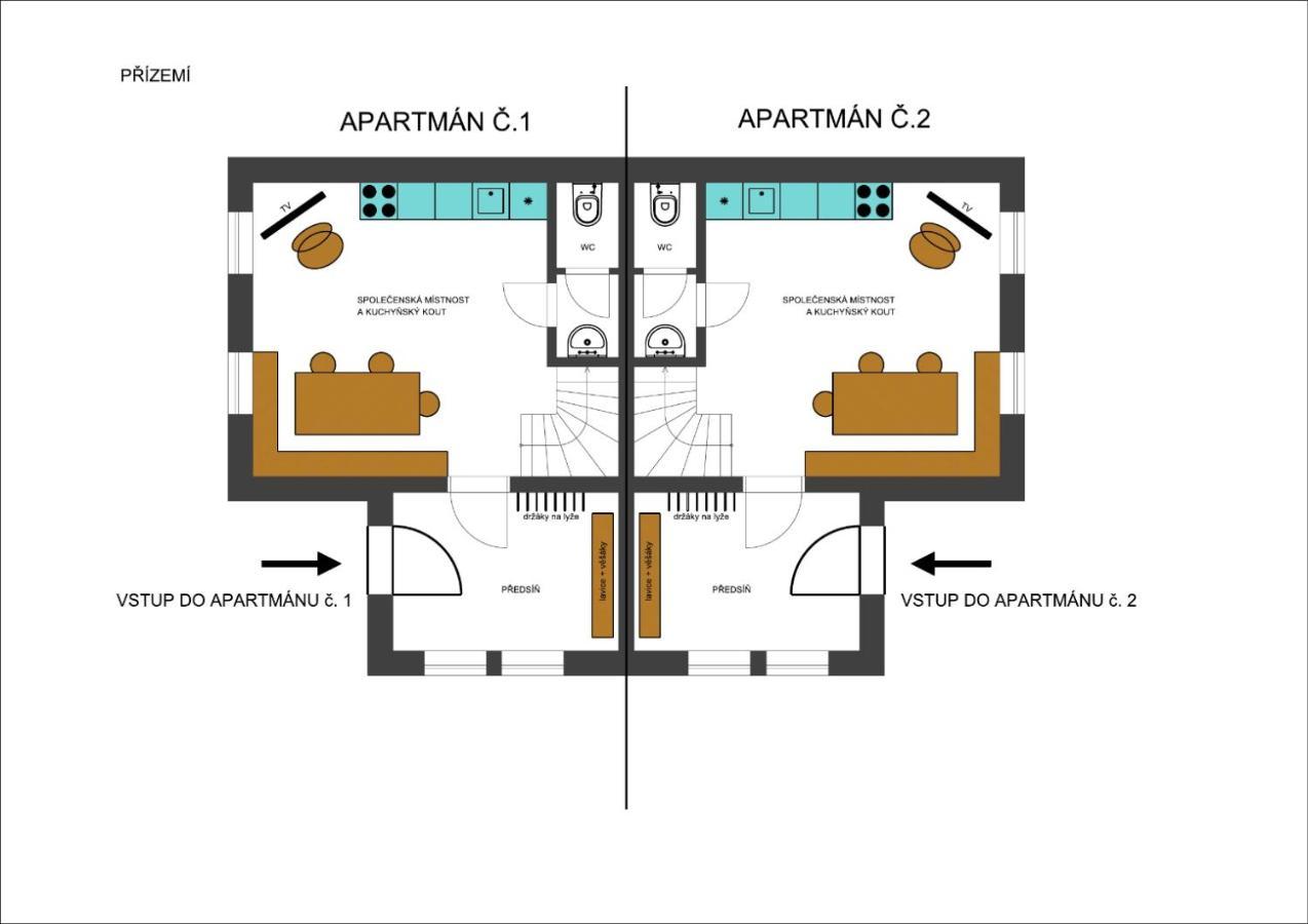 Apartmany Fiserka 捷克布杰约维采 外观 照片